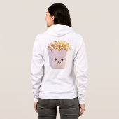 Een Schattige bad van popcorn Hoodie (Achterkant volledig)