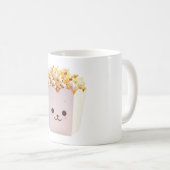 Een Schattige bad van popcorn Koffiemok (Voorkant rechts)