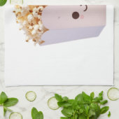 Een Schattige bad van popcorn Theedoek (Gevouwen)