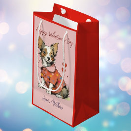  Een schattige Chihuahua op Valentijnsdag  Klein Cadeauzakje