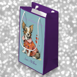  Een schattige Chihuahua op Valentijnsdag  Klein Cadeauzakje