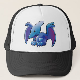 Een schattige dinosaurus pterodactyl of pteranodon trucker pet