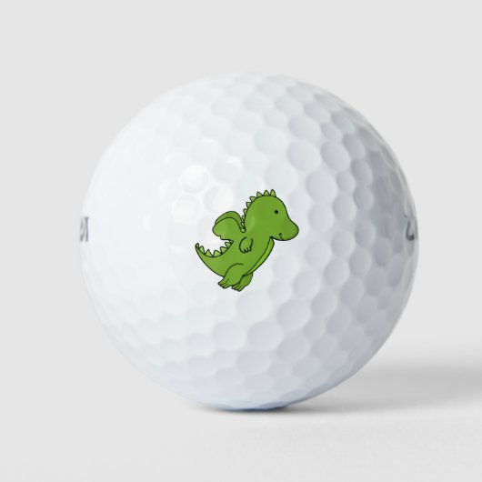 Een schattige draak golfballen (Voorkant)