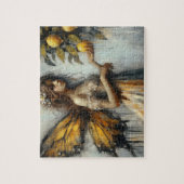 Een schattige fee plukken citroenen legpuzzel (Verticaal)