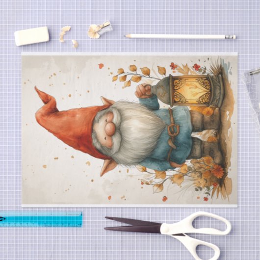 Een Schattige gnoom Tissuepapier (Craft)