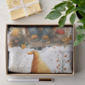 Een Schattige gnoom Tissuepapier (Geschenk)