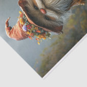 Een Schattige gnoom Tissuepapier (Detail)