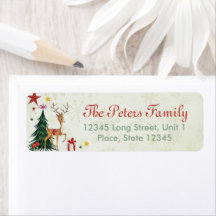 Een schattige groene kerstboomrendiertje met een m