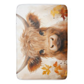 Een Schattige Highland Koe Series Design 1 Badmat (Voorkant Verticaal)
