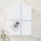 Een schattige hond Border Collie Cadeaulabel (Met Touw)