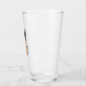 Een schattige hond Border Collie Glas (Links)