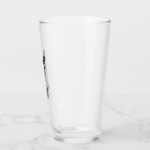 Een schattige hond Border Collie Glas (Links)