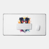 Een schattige hond Border Collie [RB#10009] Bureaumat (Keyboard & Muis)