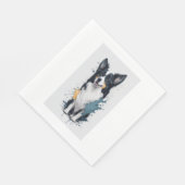Een schattige hond Border Collie [RB#10011] Servet (Hoek)