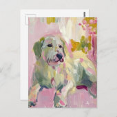 Een schattige hond briefkaart (Voorkant / Achterkant)