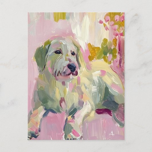 Een schattige hond briefkaart (Voorkant)