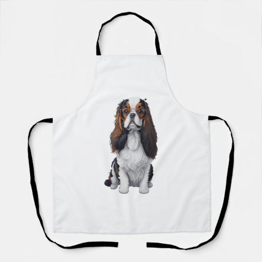 Een schattige hond King Charles Spaniel Schort (Voorkant)