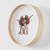 Een schattige hond koning Charles Spaniel (Hoek)