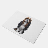 Een schattige hond koning Charles Spaniel Deurmat (Schuin)