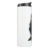 Een schattige hond koning Charles Spaniel Thermosbeker (Gedraaid links)