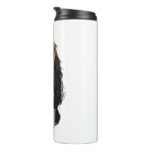 Een schattige hond koning Charles Spaniel Thermosbeker (Geroteerd rechts)