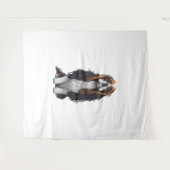 Een schattige hond koning Charles Spaniel Wandkleed (Voorkant (horizontaal))