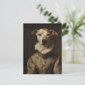 Een Schattige hondenportret Briefkaart (Staand voorkant)