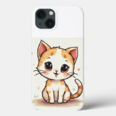 een schattige kat Case-Mate iPhone case (Achterkant)