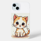 een schattige kat Case-Mate iPhone case (Achterkant)