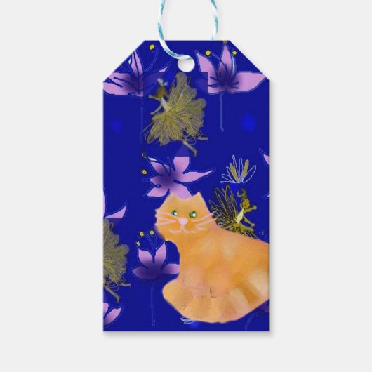Een schattige kat genaamd Catool Cadeaulabel (Voorkant)