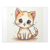 een schattige kat notitieblok (Voorkant)