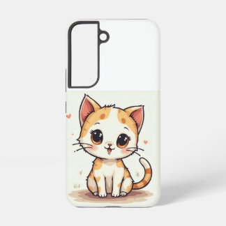 een schattige kat samsung galaxy hoesje