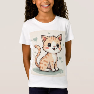 een schattige kat t-shirt
