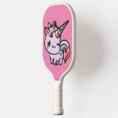 Een schattige kawaii-eenhoorn pickleball paddle (Links)