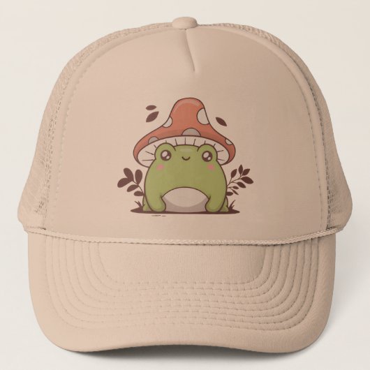 Een schattige kikker trucker pet (Voorkant)