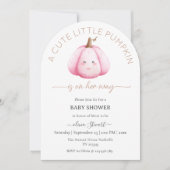 Een schattige kleine pompoen is op weg naar het Ba Kaart (Voorkant)