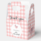 Een Schattige kuiken 1e verjaardag Bedankdoosjes (Geopend)