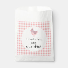 Een Schattige kuiken 1e verjaardag Bedankzakje