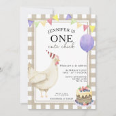 Een Schattige kuikentje geslachtsneutraal eerste v Kaart (Voorkant)