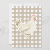 Een Schattige kuikentje geslachtsneutraal eerste v Kaart (Achterkant)