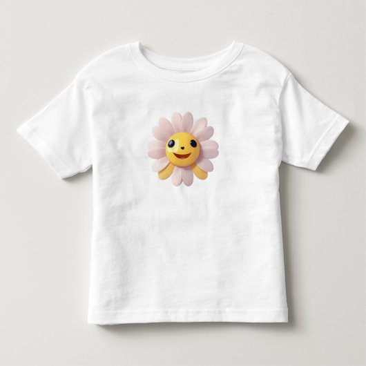 Een Schattige Marguerite Bloem Kinder Shirts (Voorkant)