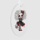 Een Schattige Meisje Halloween Design Collectie 7 Ornament (voorkant)