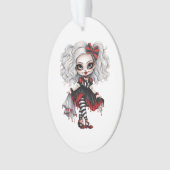 Een Schattige Meisje Halloween Design Collectie 7 Ornament (voorkant)