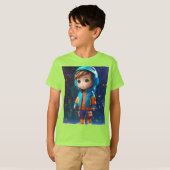 Een Schattige ontwerp T-shirt (Voorkant volledig)