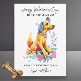  Een schattige op een Valentijnskaart, Feestdagenkaart