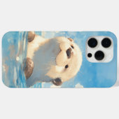 Een Schattige Otter Waterig Wonderland Case-Mate iPhone Case (Achterkant (horizontaal))