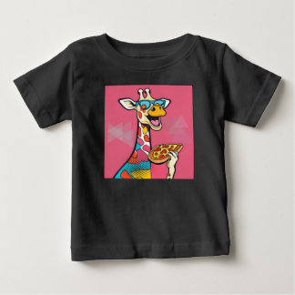 Een schattige peuter kinder baby cool giraffe ontw