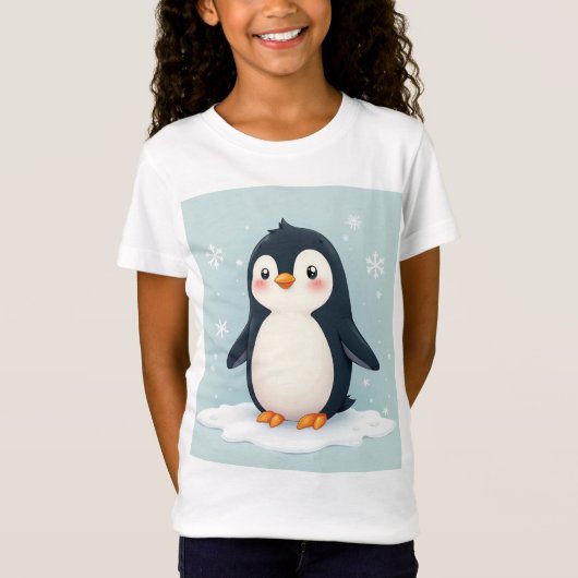 Een schattige pinguïn t-shirt (Voorkant)