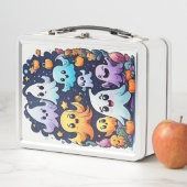 Een schattige speelse cartoon geest (In situ)