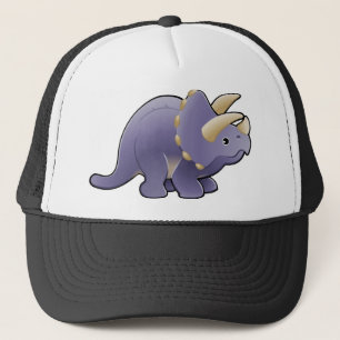 Een schattige triceratops dinosaurus trucker pet